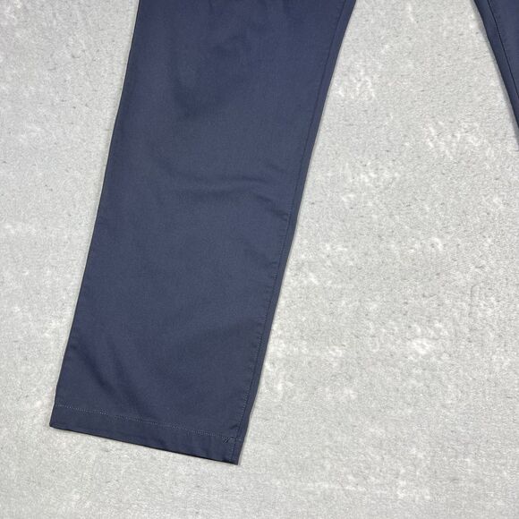 Rhone Commuter Pants Skinny Mens 32x30 Navy Blue Flex-Knit Ultra Slim Fit - Picture 2 of 15